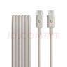beats 耳机 手机充电线  编织连接线 Apple/苹果USB-C/type-c 数据线适用iPhone15 16手机/原装线 USB-C 转 USB-C 奔涌灰（1.5米） 实拍图
