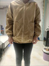 FSHE早春妈妈外套2025新款连帽宽松休闲中年妈妈装胖mm显瘦上衣 卡其色 M _[建议90斤-105斤] 实拍图