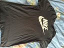 耐克(NIKE)男短袖T恤 纯棉 运动休闲 经典简约 AR5005-010 黑色L 实拍图