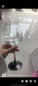 青苹果红酒杯两只 红领结黑底勃艮第水晶玻璃葡萄酒高脚杯 460ML 实拍图