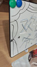 科密40X30cm桌面小白板 磁铁吸附双面白板写字板小黑板支架式 家用办公手写板儿童画板CM30402H 实拍图