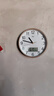 康巴丝（Compas）挂钟走时客厅办公室钟表挂墙简约创意时钟时尚石英钟现代挂表 c3221Y日历闪金(23*23cm) 实拍图