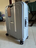 新秀丽（Samsonite）欧洲进口时尚纯色卡扣拉杆箱男女旅行行李箱 10U银灰色 20英寸登机箱 实拍图