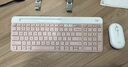 罗技（Logitech）时尚系列 K580 键盘 蓝牙键盘 办公键盘 无线键盘 便携超薄键盘 笔记本键盘 平板键盘  茱萸粉 实拍图