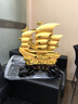 吉善缘 一帆风顺帆船摆件 龙船客厅酒柜办公室乔迁装饰店铺开业工艺礼品 中号帆船（沙金色） 实拍图
