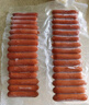 万威客 脆皮热狗肠(原味)2斤/40根 冷冻烤肠香肠肉肠火腿肠烘焙早餐西餐 实拍图