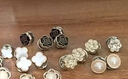 免缝纽扣暗扣女士防走光衬衫开衫衣服可拆卸隐形按扣百搭珍珠钉扣 10个混装/ 10 个 实拍图