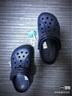 CROCS卡骆驰贝雅儿童洞洞鞋男女童户外包头沙滩鞋拖鞋/207013/207012 深蓝色-410 35 (215mm) 实拍图