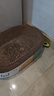 疯狂的主人猫抓板窝特大号猫玩具猫爪板猫抓盆不掉屑猫窝椭圆形瓦楞纸 实拍图