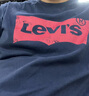 Levi's李维斯情侣美式宽松印花时尚简约舒适潮流纯棉圆领短袖T恤 藏青色 002A0-0002 XL 实拍图