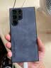 热火 适用三星s22ultra手机壳SAMSUNGGalaxys22ultra保护套 升级肤感羊巴皮磨砂镜头男款女硅胶-珊瑚蓝 实拍图