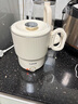 苏泊尔（SUPOR）便携式烧水壶电水壶折叠0.8L 旅行出差家用养生冲奶电热水壶学生304不锈钢泡面杯 SW-08J01 实拍图