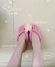 梅丽莎（melissa）新款Free系列时尚简约可爱女士面包果冻拖鞋33772 橙色/粉色 37 实拍图