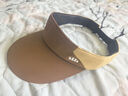 蕉下（beneunder）帽子男防晒帽遮阳帽运动吸汗网球帽空顶帽棕 实拍图