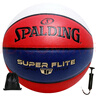斯伯丁（SPALDING）篮球炫彩花球系列红白蓝PU皮耐磨成人比赛训练7号篮球 76-928Y 实拍图