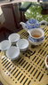 末都 景德镇镂空玲珑陶瓷功夫茶具手绘青花瓷茶壶茶杯家用客厅6人套装 若玉玲珑【掇球壶】8件套 实拍图