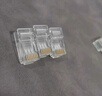 山泽 超五类穿孔式网线水晶头 cat5e类工程rj45镀金电脑网络连接器 8P8C千兆通孔水晶头 100个 CKT5100 实拍图