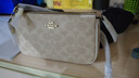蔻驰（COACH）【情人节礼物】奢侈品女包多用腋下包手拿Nolita19麻将包送女友礼 CW426IMXDM卡其白 实拍图