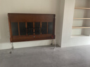 匠森坊新款中古风可移动电视柜实木客厅电视支架收纳储物带轮家用小户型 樱桃木电视架 适应65寸及以下 实拍图