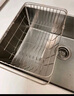 雅高不锈钢沥水架碗碟架 伸缩水槽架 洗菜篮碗碟收纳架 34/46*25*11CM 实拍图