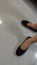 布舍元千层底女汉服传统透气搭扣老北京布鞋 91Y-1022A 黑色套脚 39  实拍图