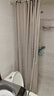 迪普尔仿亚麻浴帘洗澡间帘隔断卫生间加厚防水遮光不透淋浴帘浴室隔断帘 贈挂钩12-浴帘180*200cm不含撑杆 实拍图
