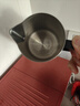 欧乐多（Olodo）德国 拉花杯304不锈钢拉花缸咖啡奶泡杯加厚带刻度尖嘴拉花壶奶缸 304拉花杯【黑色600ml】贈拉花针 实拍图