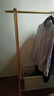 稳纳衣架落地实木衣帽架可折叠置物架卧室挂衣架简约晾6612BL 实拍图