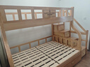 榕匠 橡胶木上下床纯实木双层床高低床男孩女孩上下铺儿童床子母床 梯柜款+抽屉+5CM椰棕床垫*2 1350mm*2000mm【升级加厚】 实拍图