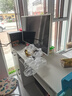 可定制收银台美发接待台网红潮店吧台小型服装店前台便利店柜台 高级深灰+白色柜体【左转角】 送货入户120*45*100 实拍图
