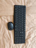 罗技（Logitech）MK235 键鼠套装 无线键鼠套装 办公键鼠套装  防泼溅防指纹 全尺寸 带无线2.4G接收器 黑 实拍图