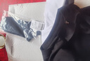 拇指白小T【三防T】二代短袖t恤男女纯棉夏季圆领白小丅打底衫小白t 【拍1发2】女款-皓白+墨黑 XL 实拍图
