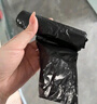 利得平口垃圾袋600只单面0.8丝黑色45*50cm厚款塑料袋家用办公经济款 实拍图