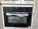 西门子（SIEMENS）黑魔方五合一 嵌入式蒸烤箱一体机 蒸烤炸炖煮 58L大容积自清洁  家用国家补贴CS0T5MAB2W 实拍图