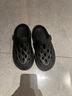 唐狮（TonLion）凉鞋男女鞋夏季情侣款洞洞鞋男士外穿沙滩凉拖鞋 黑色 38/39  实拍图