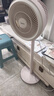 美的（Midea）【清新简约】家用定时空气循环扇摇头立式电风扇轻音节能落地扇宿舍桌面小型风扇空调伴侣FGA24TYR 实拍图