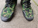 徒仕龙防穿刺解放鞋男女钢板军训鞋耐磨耐脏劳保作训鞋迷彩工地胶鞋橡胶 小花 39 实拍图