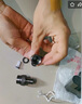 潜水艇（Submarine）F408M一进二出三通角阀黄铜双把双控4分/6分通用自带止水针枪灰色 实拍图