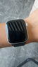 Apple/苹果 Watch SE 智能手表GPS+蜂窝款44毫米银色铝金属表壳丹宁色运动型表带M/L MXHY3CH/B 实拍图