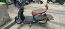立马电动摩托车MINI 80公里长续航1200W电机60V20Ah铅酸电池外卖家用舒适出行电动车 海岸灰 实拍图