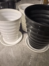 九千谷 花盆托盘大号 加厚仿陶瓷树脂接水托盘 高档花盆底座底托 内径22cm黑灰色2个装4382 实拍图