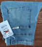 牛仔短裤男夏季薄款直筒宽松7七分裤子男士八分休闲中裤潮牌夏天 浅蓝 3XL 实拍图