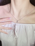 唯一（Winy）一克拉莫桑银项链女2025新款吊坠生日七夕情人节礼物送女朋友老婆 实拍图