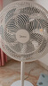 美的（Midea）【品质推荐】七叶轻音柔风电风扇/家用省电落地扇/台式电扇/广角摇头节能宿舍小型风扇 SAE35CA 实拍图