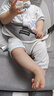 舒贝怡2件装婴儿衣服夏季薄款新生儿连体衣短袖哈衣儿童爬服蓝色80CM 实拍图