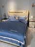 雅鹿夏季冰丝夏被四件套夏凉被可水洗空调被床单夏天双人被子床上用品 梦幻-宾利蓝【凉感 适合裸睡】 四件套 床单款 /1.5*2.0m夏被+2枕套 实拍图