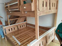 全友（QUANU）家居多功能儿童房实木储物床卧室上下双层高低子母小孩床政府补贴 【步梯】上下床 1.5x1.9米【0贴皮全实木】 实拍图