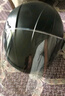 Andes HELMET3C认证电动摩托车头盔男女四季通用夏季防晒安全帽电瓶车半盔 磨砂原黑【透明长】 均码 实拍图