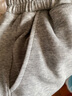 罗蒙儿童裤子男童冬款儿童运动裤束脚卫裤校裤女童校园裤子灰薄绒160 实拍图