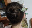 巧丂 古风发簪流苏步摇木簪女仿黑檀木盘发汉服配饰古装发钗520礼物 寒烟翠+盒子 晒单实拍图
